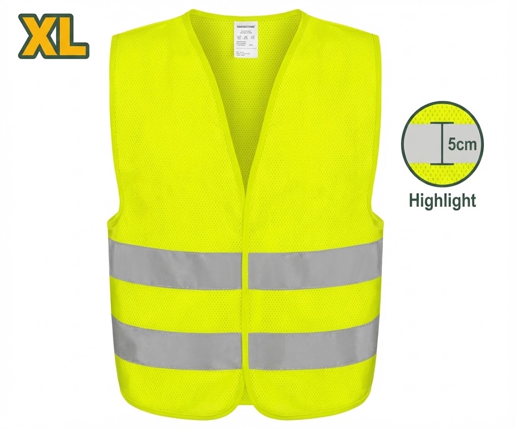 Áo Phản Quang An Toàn JDRV2801 JDRV2802 Chính Hãng – Dễ Nhìn Ban Đêm – Nhẹ Thoáng – Bảo Hộ Lao Động