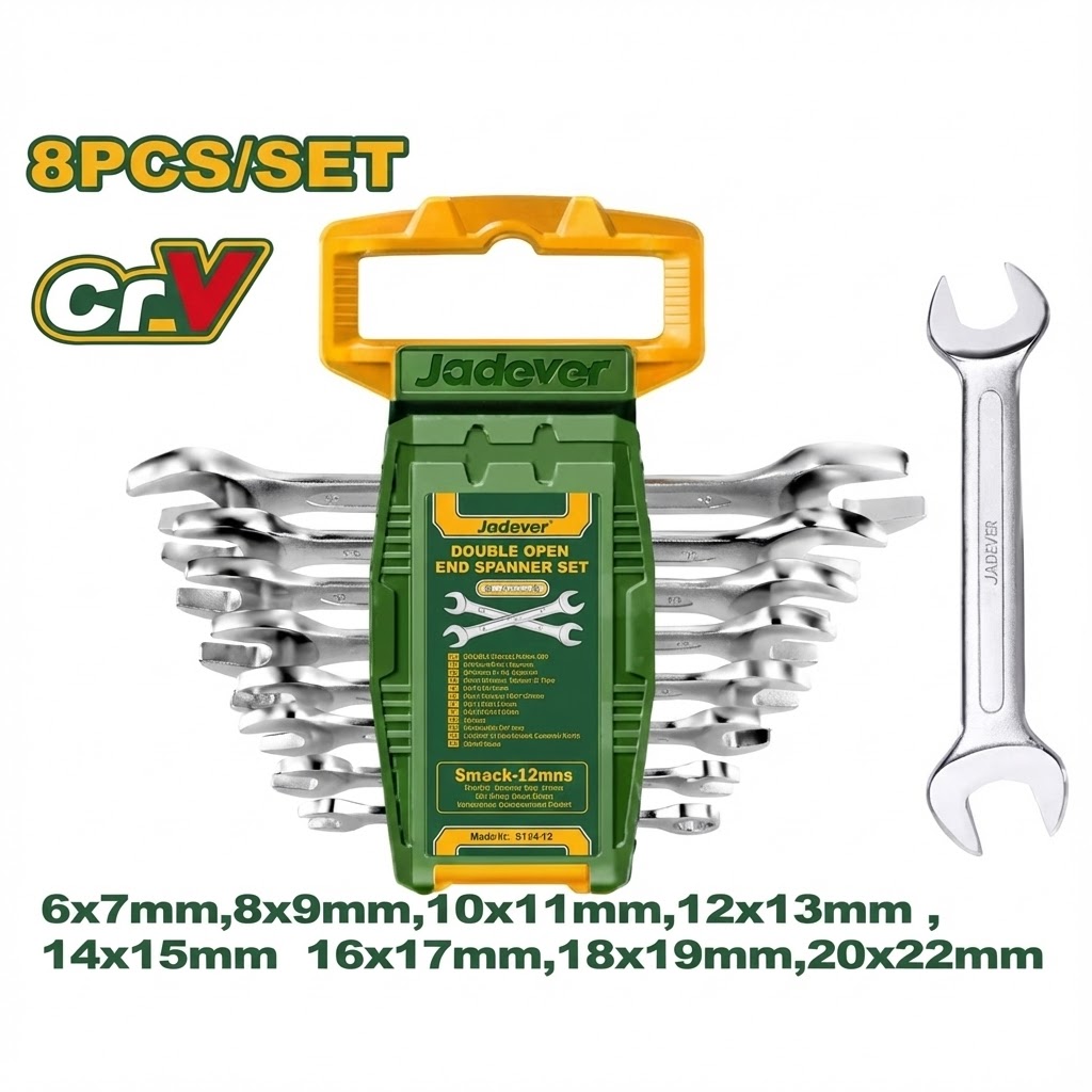 Bộ Cờ Lê Hai Đầu Mở JDDS2208 Chính Hãng – Đa Kích Thước – Siết Mở Linh Hoạt – Dụng Cụ Cơ Khí Gia Đình