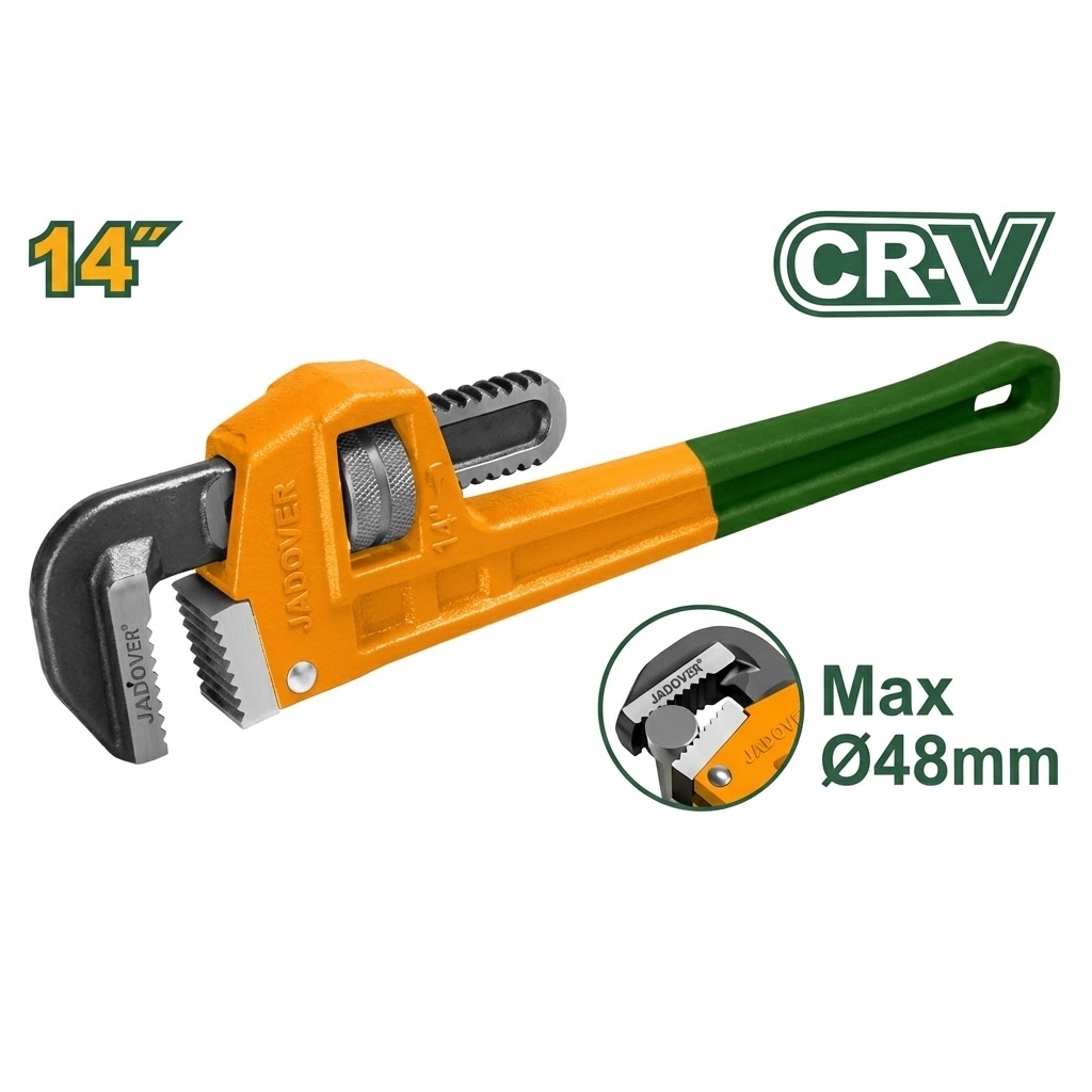 Cờ Lê Ống 14 Inch JDPW1110 Chính Hãng, 18 Inch JDPW8118 – Siết Mở Ống Chắc Chắn – Bền Bỉ – Dụng Cụ Cơ Khí Gia Đình
